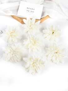 5/15 PIÈCES Fleurs artificielles, dahlias, chrysanthèmes, décorations de mariage, plantes fausses pour la décoration de la pièce, décoration d'automne, centre-pièces DIY, boîtes à bonbons, cadeaux de fête, décoration, fleurs de poignet de mariée, boîtes à fleurs à tenir, assortir avec la décoration d'intérieur, la Saint-Valentin, la Fête des Mères, matériaux de boîte à fleurs, décorations du Nouvel An, décoration d'automne