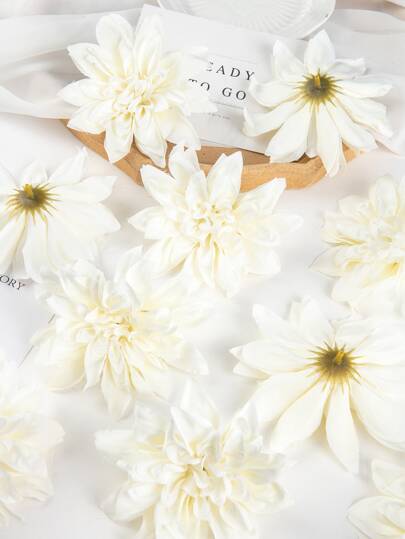 5/15/25 件人造花、大丽花、菊花、婚礼装饰、假植物房间装饰秋季装饰假花花园秋季装饰中心装饰 DIY 糖果盒、派对礼物、装饰、新娘手腕花、手捧花盒、搭配家居装饰、情人节、母亲节礼物、花盒材料、新年装饰