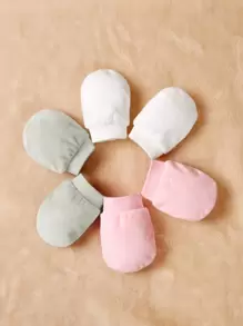 3pairs Baby Mixed Color Gloves - Multicolor - View 2