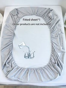 1入組素色防水床笠臥室用現代TPU床上用品床笠四季皆宜 - 彩色 - 查看 8