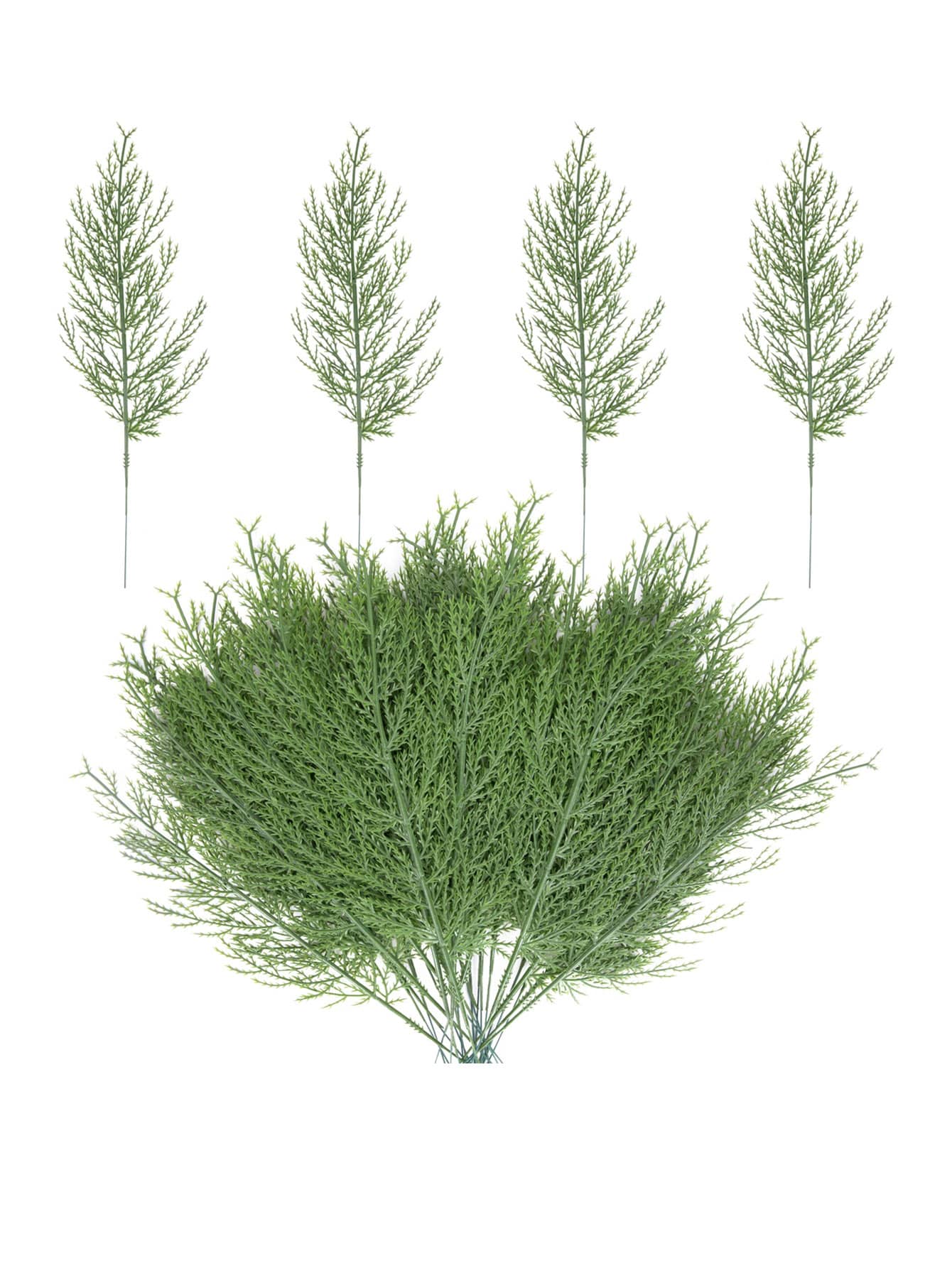 15pcs Artificial Leaf - Green - View 1