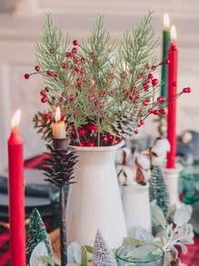 15pcs Artificial Leaf - Green - View 2