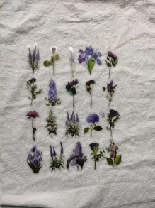 40入組花朵圖案貼紙 - 彩色 - 查看 3