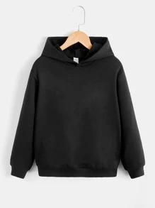 SHEIN 男孩卡通圖案連帽衫