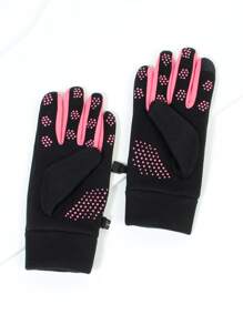 Letter Graphic Gloves - Multicolor - View 5