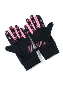 Letter Graphic Gloves - Multicolor - View 7