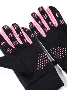 Letter Graphic Gloves - Multicolor - View 8