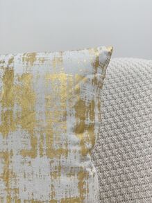 Funda de cojín sin relleno de color metálico - Dorado - Ver 4
