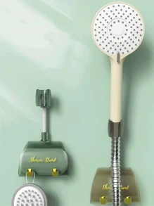 1pc Letter Graphic Random Color Shower Head Holder - Multicolor - View 1