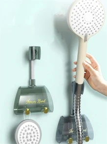 1pc Letter Graphic Random Color Shower Head Holder - Multicolor - View 2