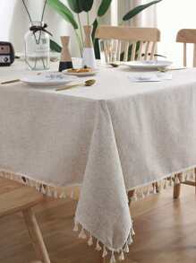 Tassel Trim Khăn trải bàn - Nhiều màu - Xem 4