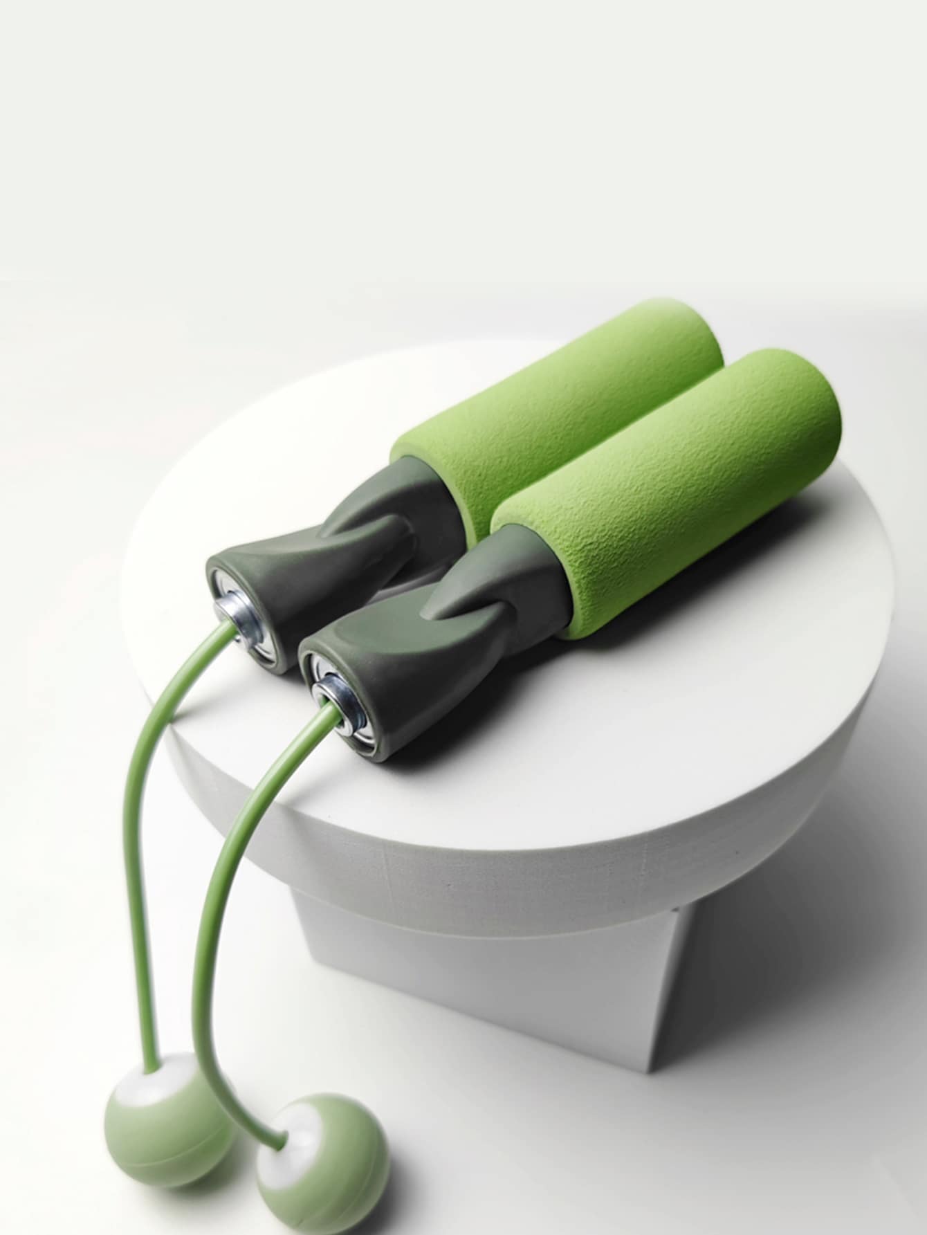 Dây nhảy không dây Colorblock - Màu xanh Ô liu - Xem 1