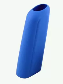 1入組汽車矽膠防滑手剎罩 - 藍色 - 查看 3