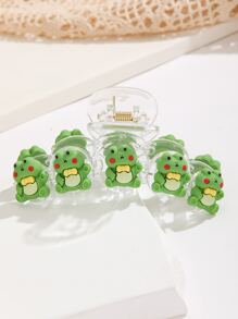 Garras de pelo con decoración de rana animada, lindas - Multicolor - Ver 2