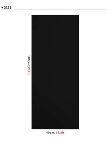 1pc Plain Wall Paper, Black PVC Waterproof Self Adhesive Wall Sticker For Home Decor, Renovation Stickers Peel Wall Panels, Wall Paper, Wallpapers, Spring Decoration Items Refresh Your Home, Rama Decoration Stickers - Black - View 8