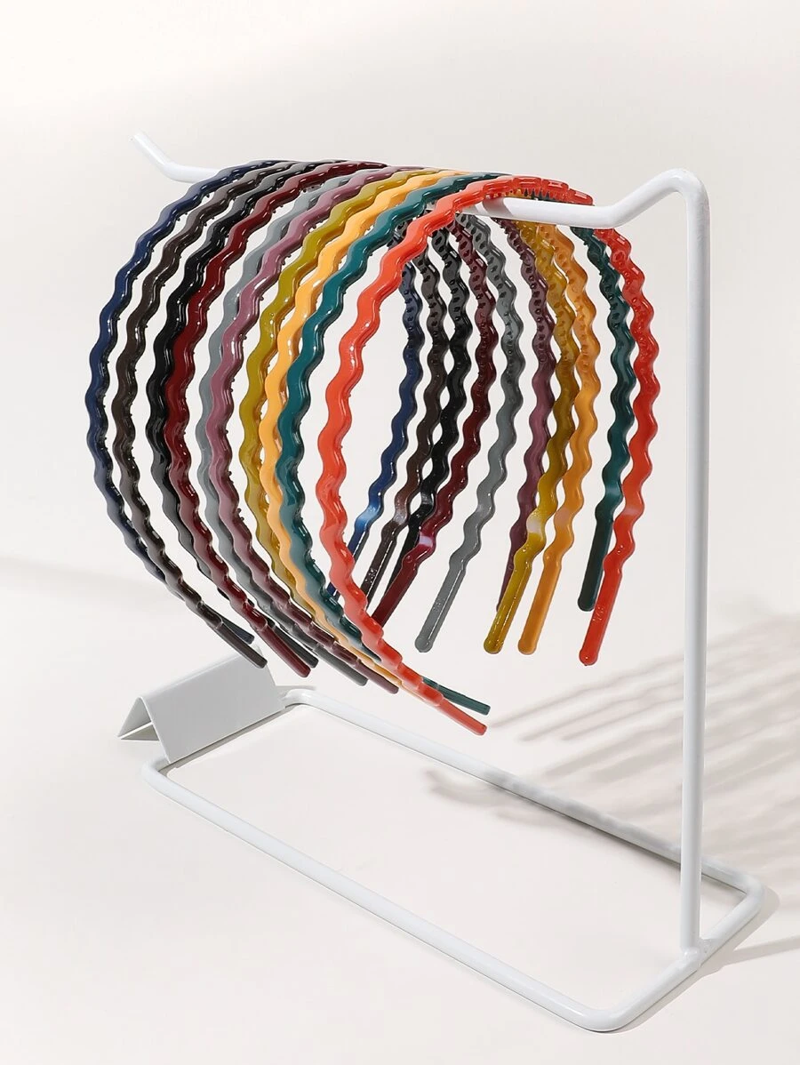 10 chiếc Băng đô Thiết kế Chevron - Nhiều màu - Xem 1