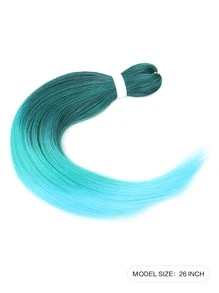 Kéo dài Bím tóc Tóc 26 Inch Chuyên nghiệp Mềm mại Yaki Bím tóc Tóc Đối với Xoắn Bím tóc Nước nóng Sợi tổng hợp Móc sự thêu Nối tóc - Nhiều màu - Xem 2