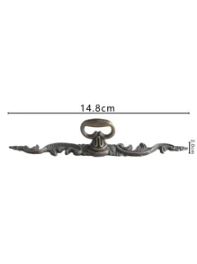 1pc Scroll Shaped Drawer Knob - Bronze - View 3