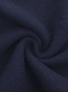 INAWLY Quần thể thao nữ Túi màu trơn - Màu xanh hải quân - Xem 3