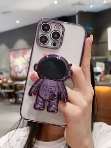 Handyhülle mit Astronautenbeschichtung, kompatibel mit iPhone 15 Pro Max, weiche Hülle mit vollständiger Abdeckung