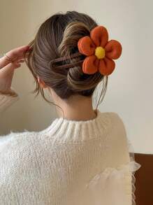 Kẹp tóc trang trí hoa dễ thương cho phụ nữ trang trí hàng ngày ngày lễ tình nhân - Nhiều màu - Xem 3