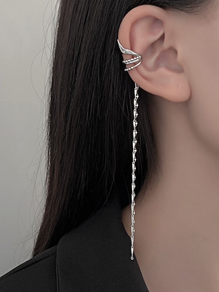 ROMWE Fairy Grunge 1pc Rhinestone Butterfly Decor Ear Wrap Wishupon