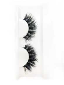 Pestañas postizas de tira completa apartado - Negro - Ver 1