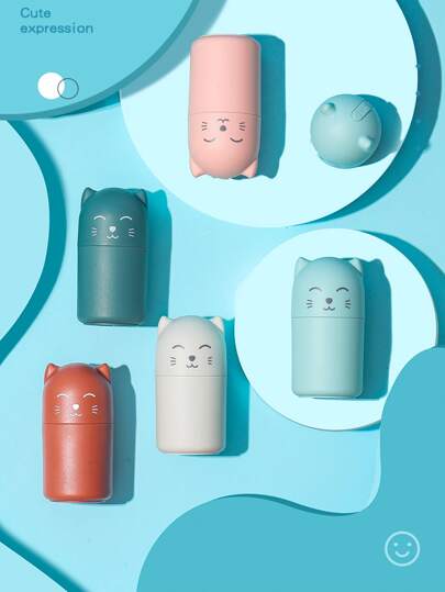 1入組卡通圖案隨機色牙籤筒