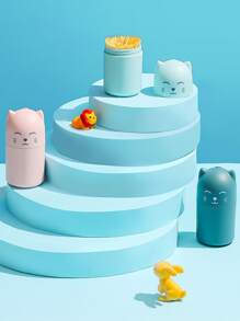 1入組卡通圖案隨機色牙籤筒