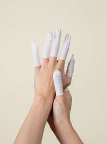 150pcs Disposable Non-slip Finger Cover, Fingertips Protector, Fingertips Gloves - Beige - View 4