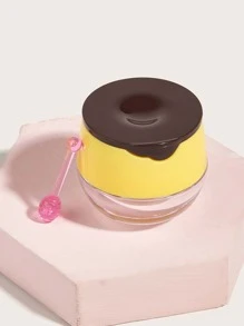 Son Bóng Ống Hũ, 1 Hũ Mật Ong Dễ Thương Có Thanh Hộp Đựng Làm Đẹp Bằng Nhựa 6G Có Thể Tái Sử Dụng Tại Nhà Hoặc Khi Đang Di Chuyển - Nhiều màu - Xem 4