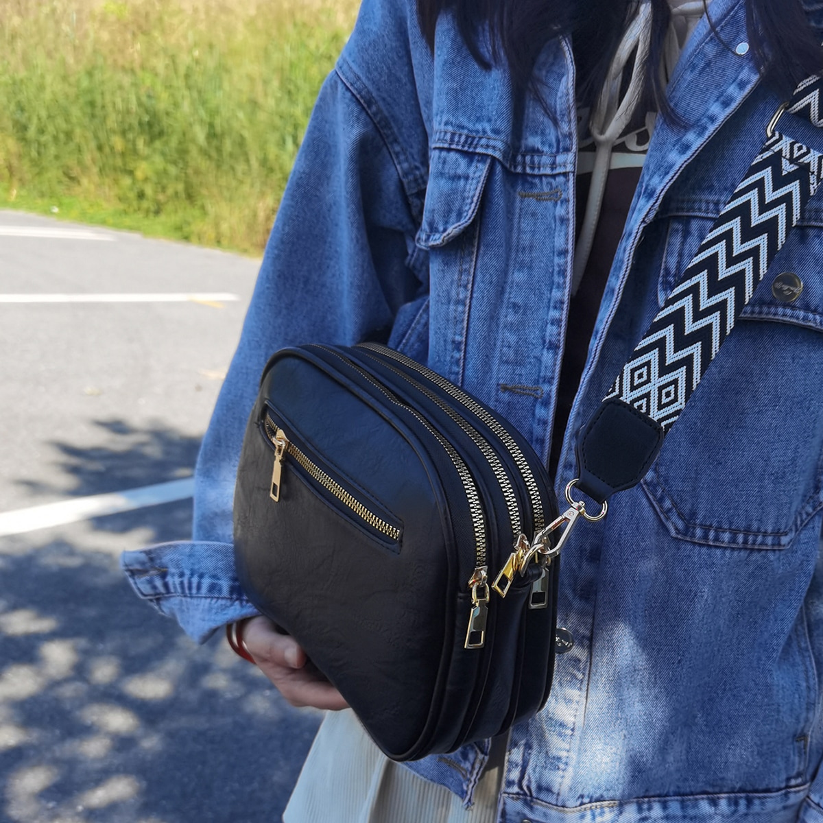 Bolso de hombro multifuncional de gran capacidad con estilo retro para mujer, bolso de negocios de moda para la oficina, adecuado para ir y venir del
