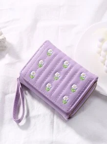 FONMOR Ví nhỏ thêu hoa đựng thẻ tín dụng nhỏ có cửa sổ đựng ID Ví gấp ba dành cho nữ di động, Tiền, Tiền mặt, Nhân viên văn phòng, Dành cho nữ sinh viên đại học, Công việc, Kinh doanh, Đi làm, Văn phòng, Kỷ niệm, Dành cho cặp đôi, Làm quà tặng sinh nhật, Quà tặng ngày lễ tình nhân, Quà tặng - Nhiều màu - Xem 5