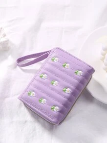 FONMOR Ví nhỏ thêu hoa đựng thẻ tín dụng nhỏ có cửa sổ đựng ID Ví gấp ba dành cho nữ di động, Tiền, Tiền mặt, Nhân viên văn phòng, Dành cho nữ sinh viên đại học, Công việc, Kinh doanh, Đi làm, Văn phòng, Kỷ niệm, Dành cho cặp đôi, Làm quà tặng sinh nhật, Quà tặng ngày lễ tình nhân, Quà tặng - Nhiều màu - Xem 3