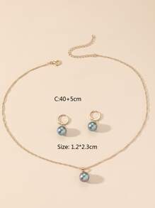 3 cái giả ngọc trai trang trí bộ trang sức - Nhiều màu - Xem 3