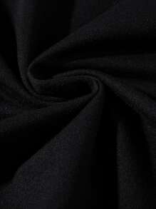 Manfinity EMRG Loose Fit Men's Letter Graphic Drop Shoulder Sweatshirt - Black - View 3