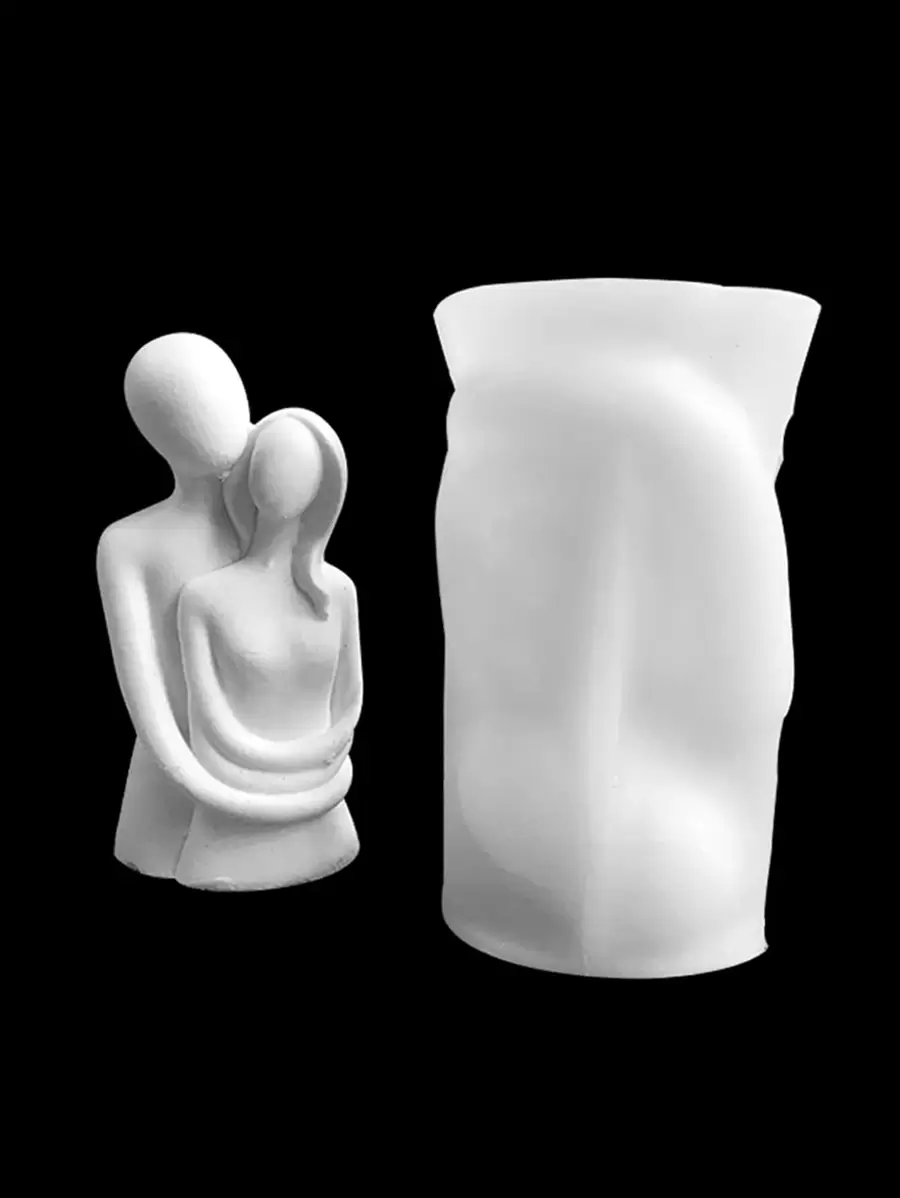 1pc Figure Design DIY Silicone Mold - White - View 1