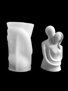 1pc Figure Design DIY Silicone Mold - White - View 2