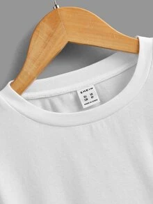 SHEIN Boys Slogan Graphic Tee - White - View 3
