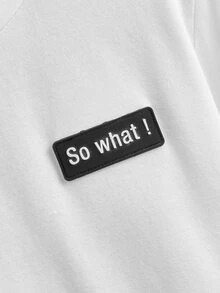 SHEIN Boys Slogan Graphic Tee - White - View 4
