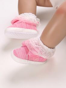 Baby Bow Decor Flats - Pink - View 5