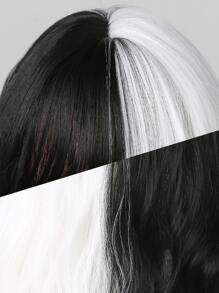Long Body Wave Synthetic Wig With Bangs - Two-Tone - View 4
