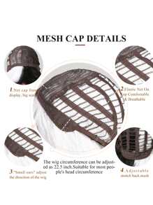 Long Body Wave Synthetic Wig With Bangs - Two-Tone - View 5