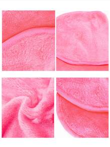 Makeup Remove Face Towels, 1pc Reusable Makeup Remover Cloth, Microfiber Cleansing Towel 15.7 Inch X 6.7 Inch Microfiber Cleansing Towel For Face, Mascara, Eyeliner, Foundation, Lipstick,Skincare,Room Decor,Home Decor,Bedroom Decor,Bathroom,Christmas Gifts,Bathroom Decor,Travel,Travel Stuff,Wedding,Christmas Party,Mom Gifts,Home,Room,House Decor,Christmas Gift,Gifts For Mom,Birthday,Pink Room Decor,Living Room Decor,Bedroom,Gifts For Men,Dad Gifts,Mushroom,New Years,Mom,Accessories,Gifts For Dad,Friends,Funny Gift - Pink - View 3