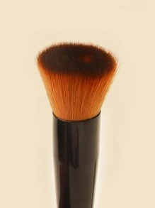 Flat Concave Liquid Foundation Brush - Black - View 4