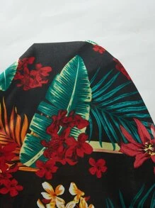 SHEIN VCAY Tropical Print Cami Dress - Multicolor - View 6