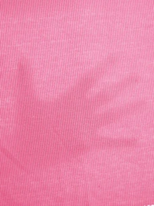 SHEIN BAE 單肩抽褶結飾包臀洋裝 - 玫紅色 - 查看 6