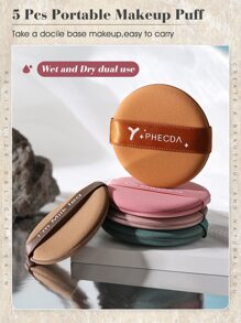 5pcs Makeup Puff - Multicolor - View 4