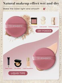 5pcs Makeup Puff - Multicolor - View 5