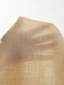 SHEIN ICON Grunge Solid Round Neck Top - Army Green - View 7